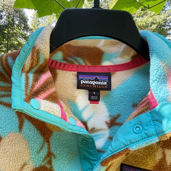 Patagonia Synchilla Snap-T Pullover Fleece W-Sm Feather Dance Pre-Owned - Picture 4 of 6